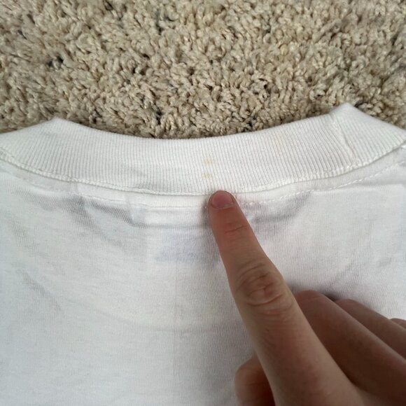 Vintage First USA Earth Naturally White T Shirt XL Short Sleeve Planet Graphic - Picture 10 of 14